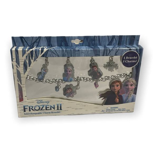 Frozen II Bundle Gift set journal set & charm bracelet New - Picture 6 of 6